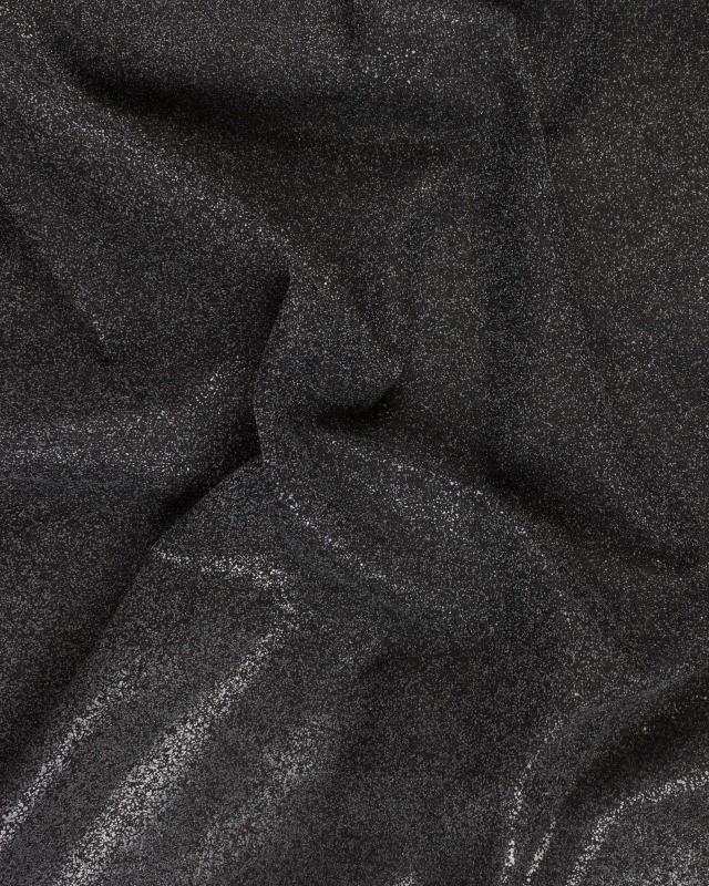 Iron-on woven interlining 100% cotton A4 Black - Tissushop
