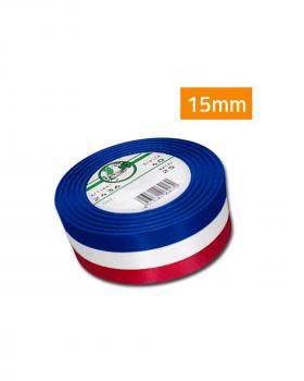 Ruban tricolore France 15mm - Tissushop