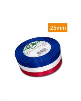 Ruban tricolore France 25mm - Tissushop