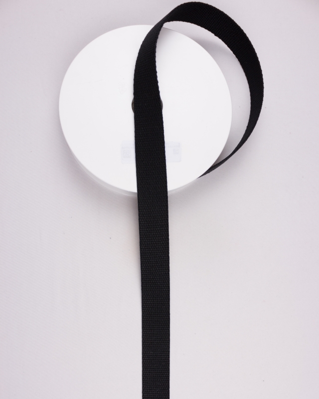 Cotton Strap 30 mm Black - Tissushop