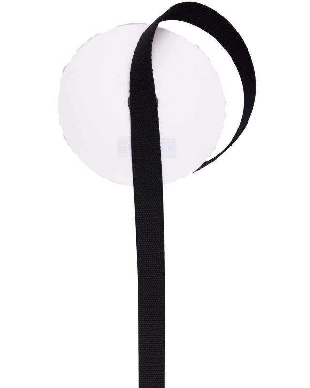 Cotton Strap 30 mm Black - Tissushop
