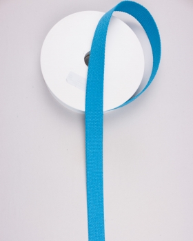 Sangle de Coton 30 mm Bleu Turquoise - Tissushop