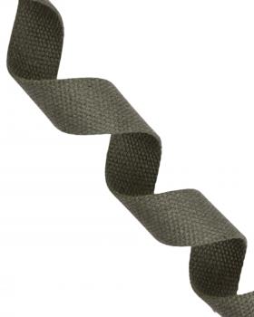 Sangle de Coton 30 mm Kaki - Tissushop