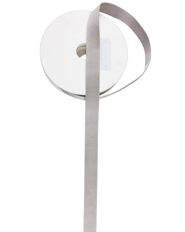 Sangle Polypropylène 25 mm Gris Clair - Tissushop