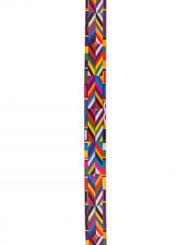 Sangle imprimé ethnique jacquard 38mm - Tissushop