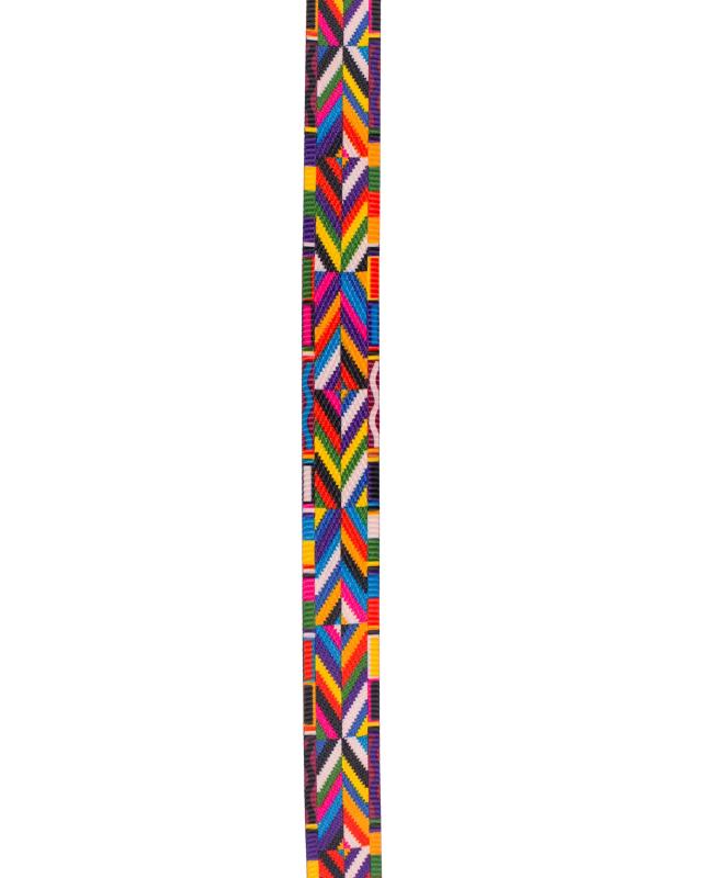 Sangle imprimé ethnique jacquard 38mm - Tissushop
