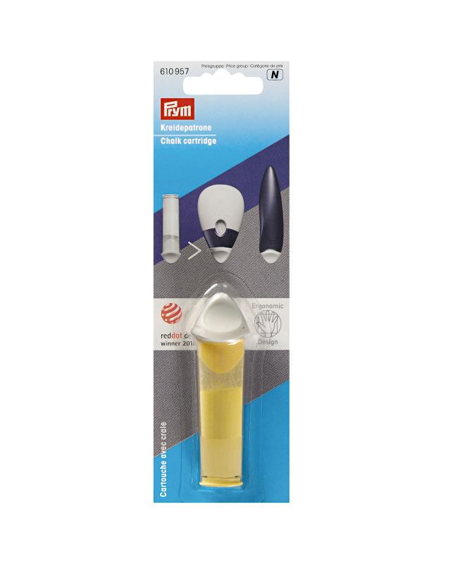 Chalk cartridge Prym (x1) Yellow - Tissushop