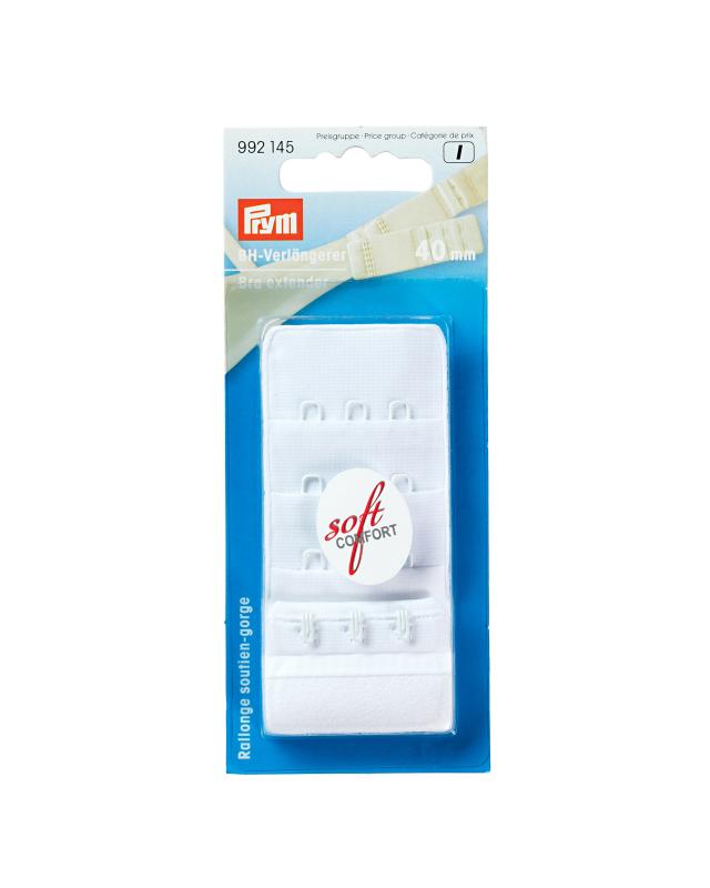 Bra extension 40mm Prym (x1) White - Tissushop