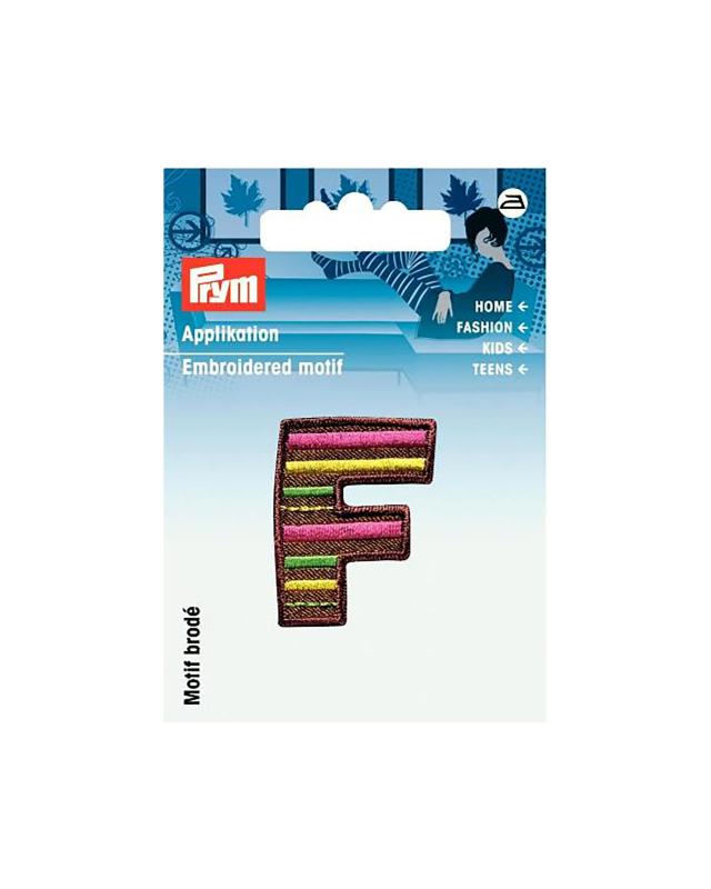 Ecusson lettre F Prym - Tissushop