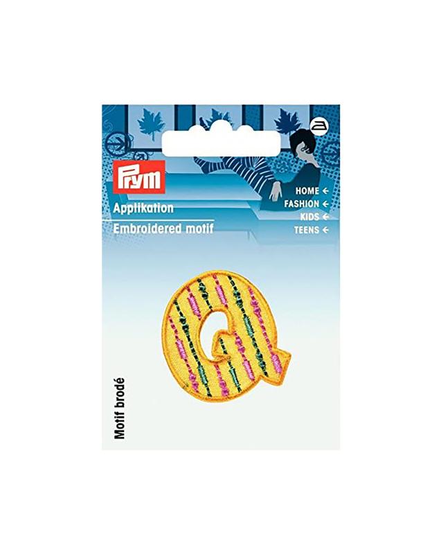 Ecusson lettre Q Prym - Tissushop