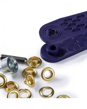 Oeillets avec rondelles 5mm Prym (x40) Or - Tissushop