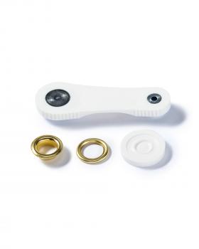 Eyelets with washers 11mm Prym (x15) Gold - Tissushop