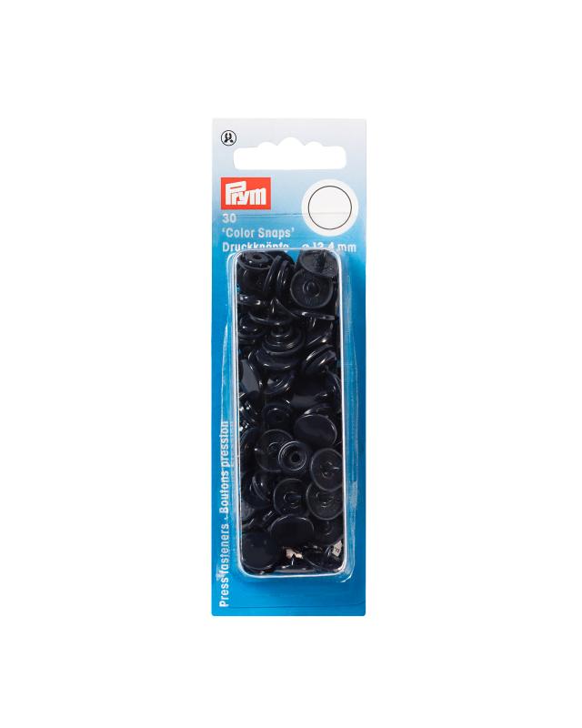 Press fasteners 12.4mm Prym (x30) Navy Blue - Tissushop