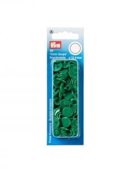 Press fasteners 12.4mm Prym (x30) Green - Tissushop