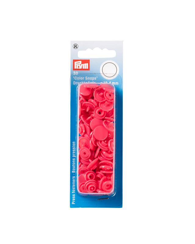 Press fasteners 12.4mm Prym (x30) Pink - Tissushop