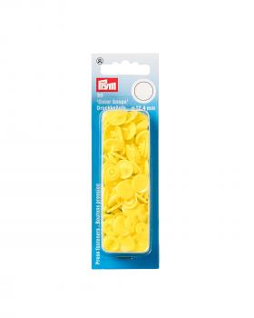 Press fasteners 12.4mm Prym (x30) Light Yellow - Tissushop