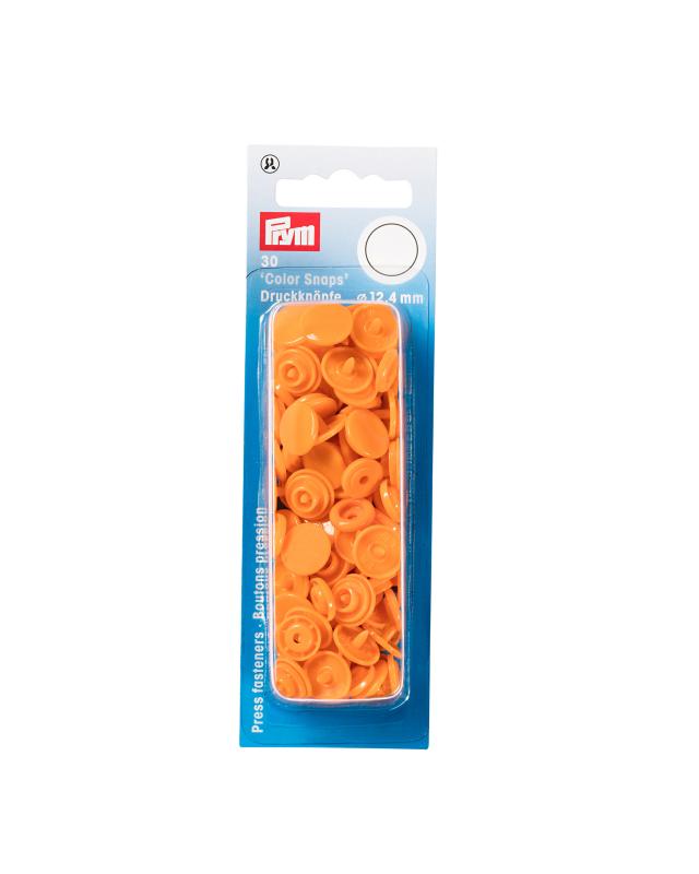 Boutons-pression 12,4mm Prym (x30) Orange - Tissushop