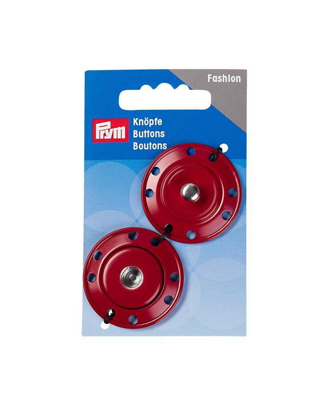 Bouton-pression 35mm Prym (x2) Rouge - Tissushop