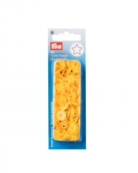 Boutons-pression 12,4mm étoile Prym (x30) Jaune - Tissushop