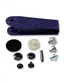 Kit boutons pression spécial anorak 15mm Prym Gris Anthracite - Tissushop