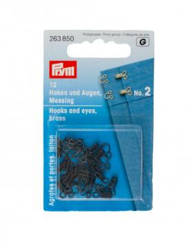 Prym staples and doors n° 2 (x12) Black - Tissushop