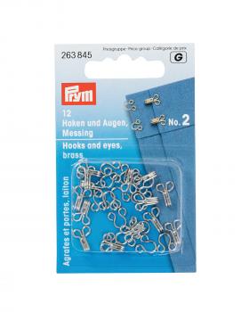 Prym staples and doors n° 2 (x12) Metal - Tissushop