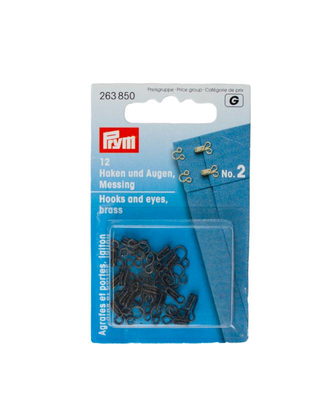 Prym staples and doors n° 2 (x12) Metal - Tissushop