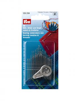 Kit aiguilles et enfileur Prym (x49) - Tissushop