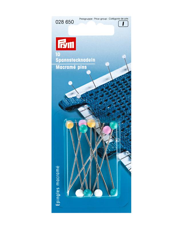 Epingles macramé Prym (x10) - Tissushop