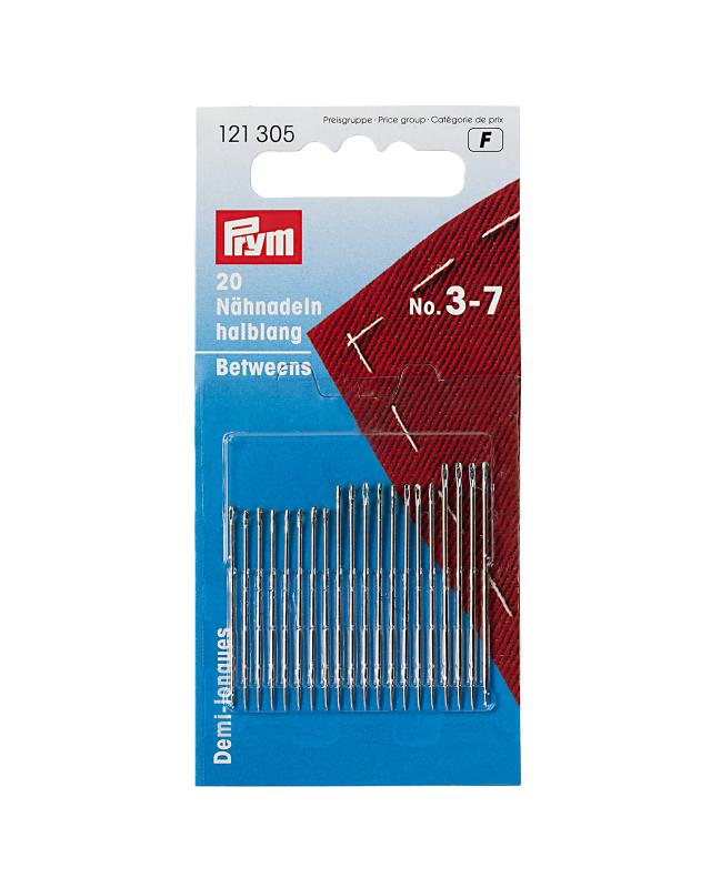 Aiguilles demi-longues n°3-7 Prym (x20) - Tissushop