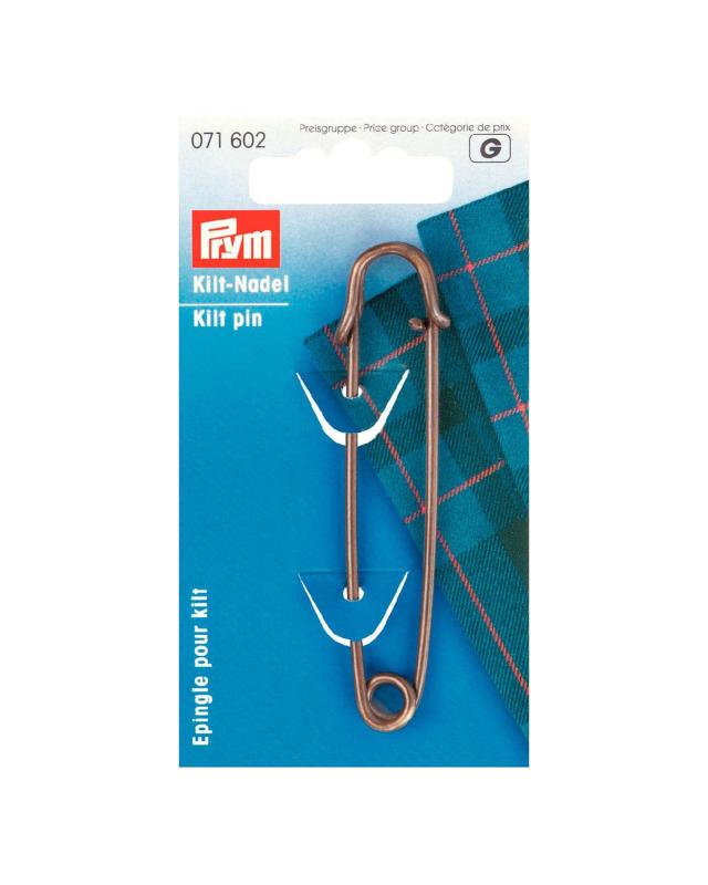 Prym kilt pin (x1) Old Gold - Tissushop