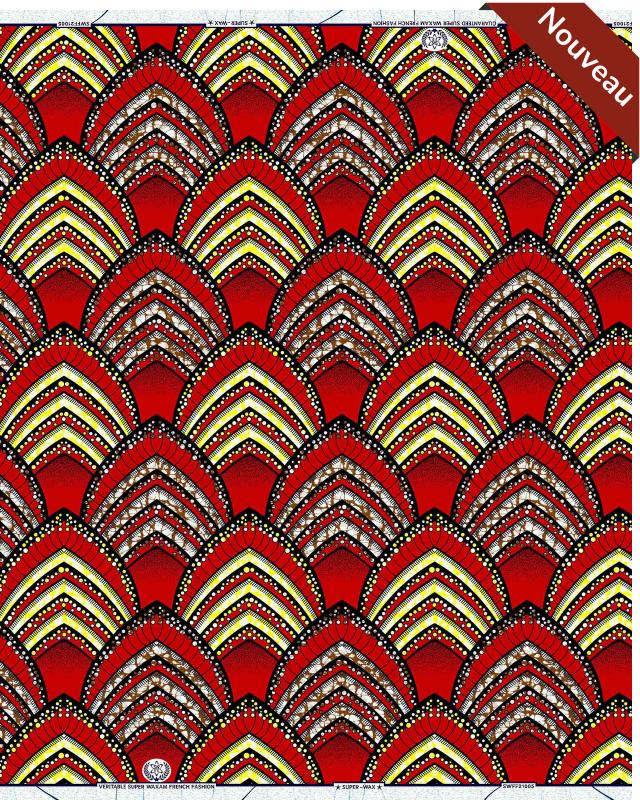 Super Wax - African Maputo Fabric - Tissushop
