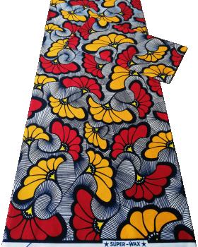 Super Wax - African Fabric Wedding of Flowers - Tissushop