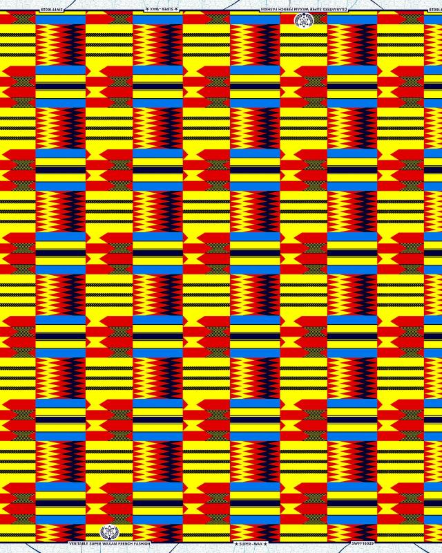 Super Wax - African Kente Fabric - Tissushop