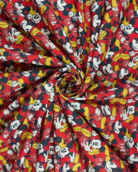 Cotton Poplin Mickey Mouse Red - Tissushop