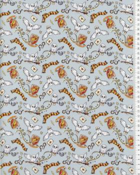 Cotton Poplin Harry Potter Light Grey - Tissushop