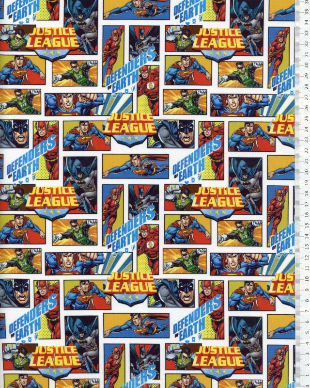 Cotton Poplin Justice League - Tissushop