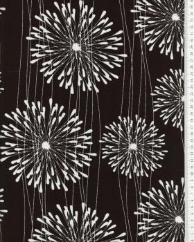 Viscose Linen Dandelion Black - Tissushop