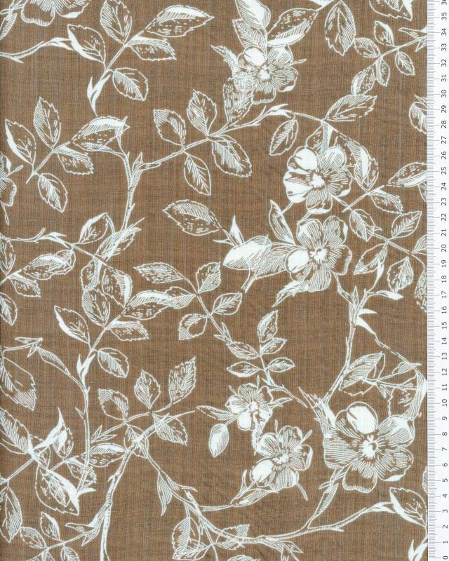 Viscose Anemone Taupe - Tissushop