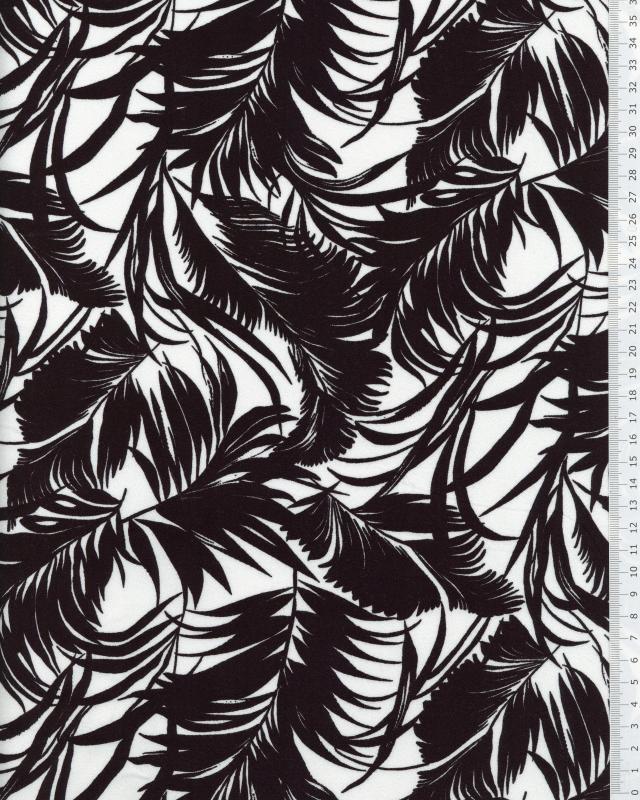 Viscose feuilles de palmier - Tissushop