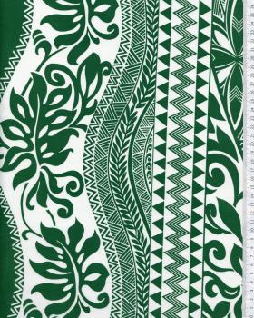 Polynesian Fabric EIMEO Green - Tissushop