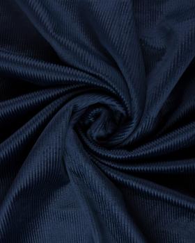 Double-sided corduroy with Teddy backing Navy Blue - Tissushop