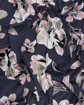 Viscose stretch Peony Grey - Tissushop