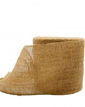 Bande de jute rustique Naturel - Tissushop