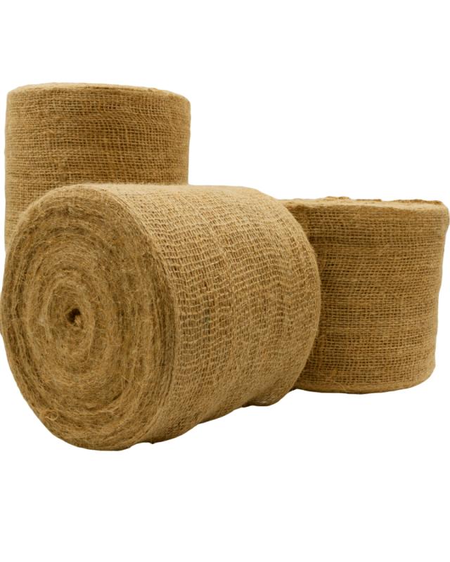 Bande de jute rustique Naturel - Tissushop