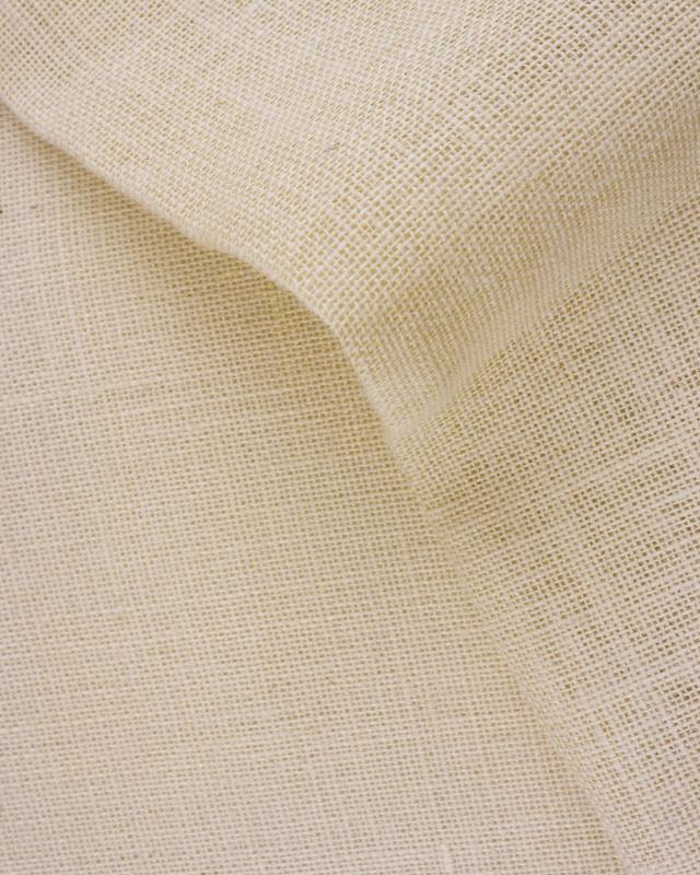 Toile de jute - 330 gr/m² - 140 cm - Blanc Cassé - Tissushop