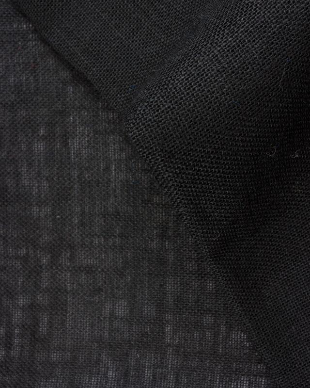 Jute fabric - 330 gr/m² - 140 cm - Black - Tissushop