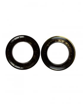 Plastic clip-on eyelets 40mm Old Gold - Tissushop