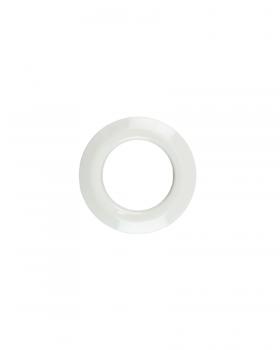 Plastic clip-on eyelets 40mm White - Tissushop