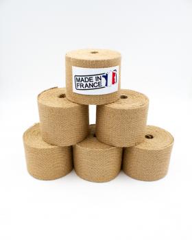 Jute Webbing CS 811 in Made in France 85 mm Natural - Tissushop